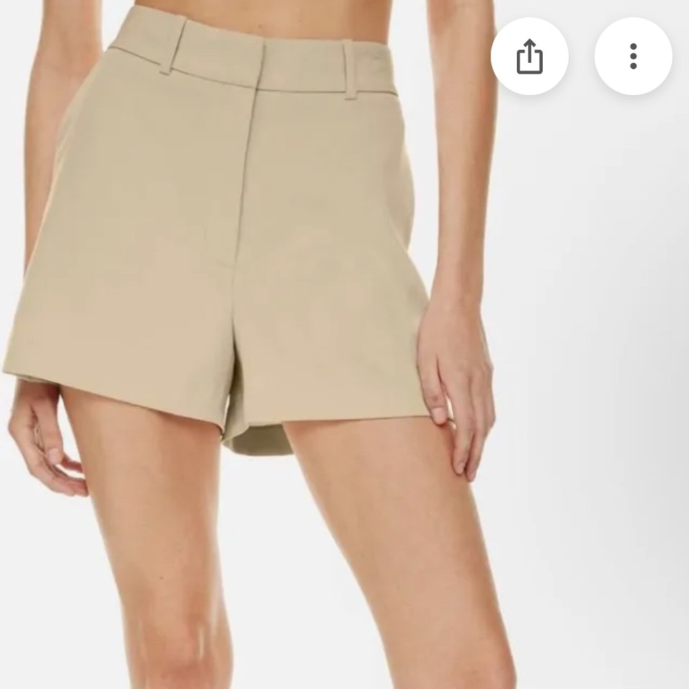 NWT Aritzia Babaton Agency High Waist Taupe Shorts
